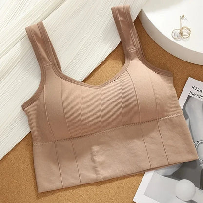 Seamless Yoga Push Up Bra