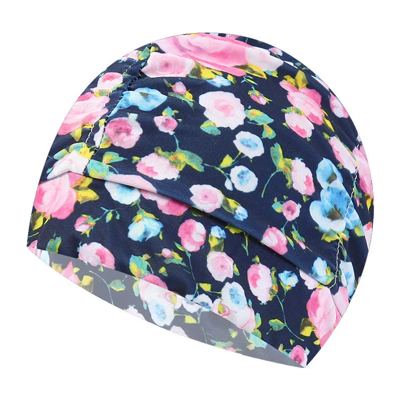 Fabric Swim Caps