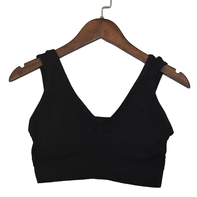 S-6XL Hollow Out Sport Bra