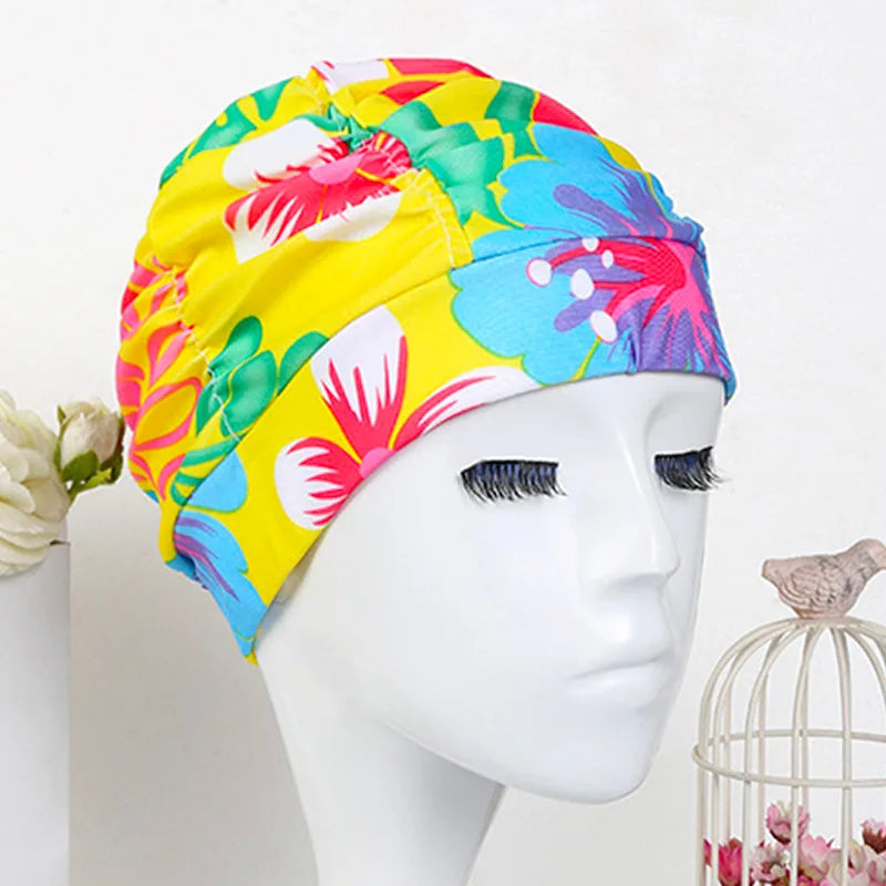 Fabric Swim Caps