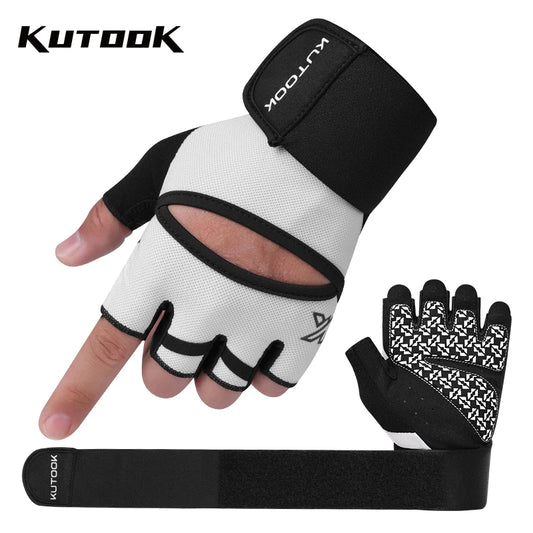 Weight Lifting Gloves -  Wrist Wraps Support Full Palm Protection