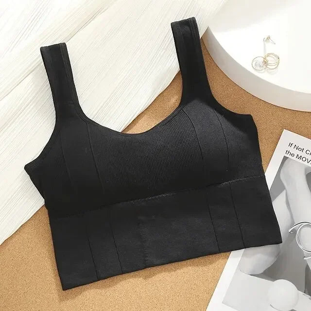 Seamless Yoga Push Up Bra