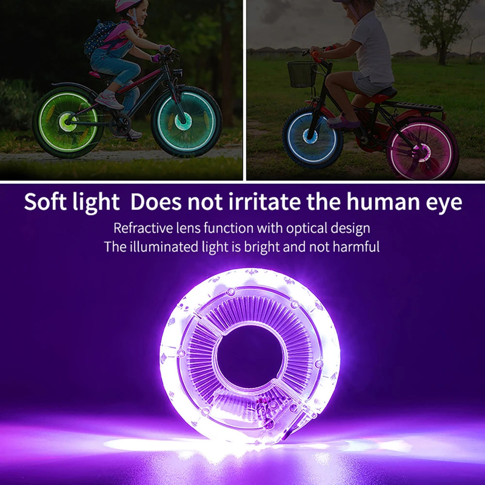 LED Bicycle Wheel Light USB rechargable