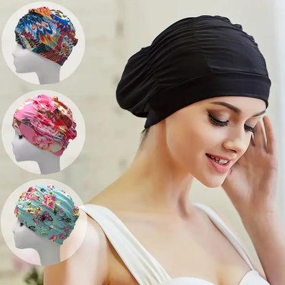 Fabric Swim Caps