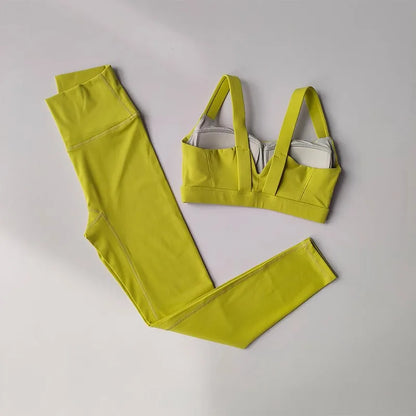 2Pcs Sports Suits - Yoga / Workout Sportswear