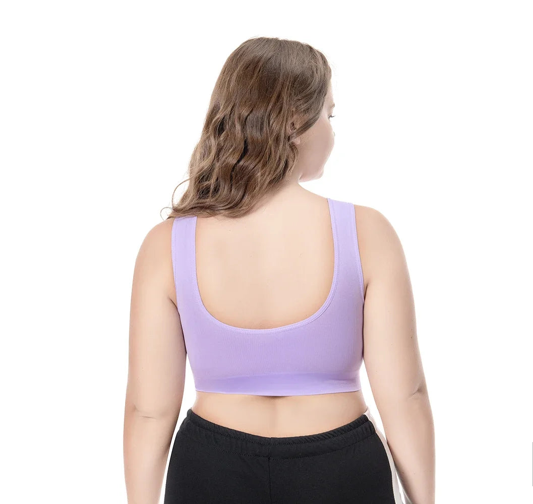 S-6XL Hollow Out Sport Bra