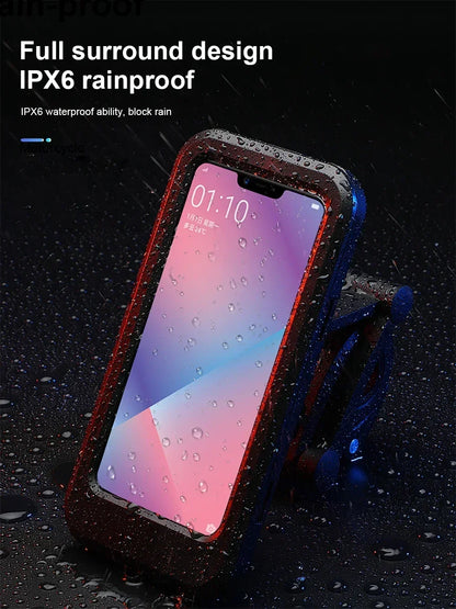 Waterproof Motorcycle Bike Mobile Phone Holder