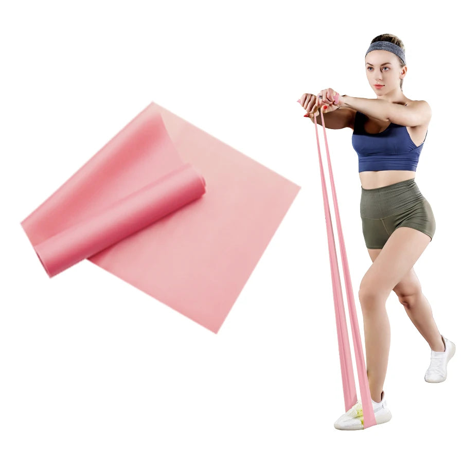 Yoga Pilates Resistance Band Long Training Stretch Bands