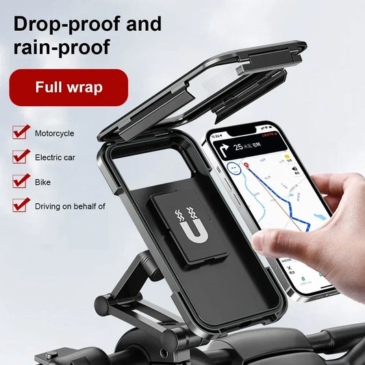 Waterproof Motorcycle Bike Mobile Phone Holder