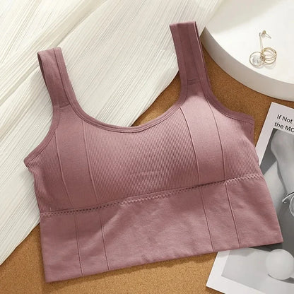 Seamless Yoga Push Up Bra